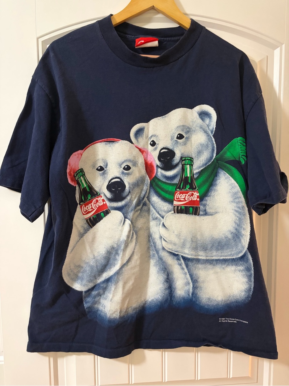 Vintage 1994 Coca Cola Polar Bear Shirt